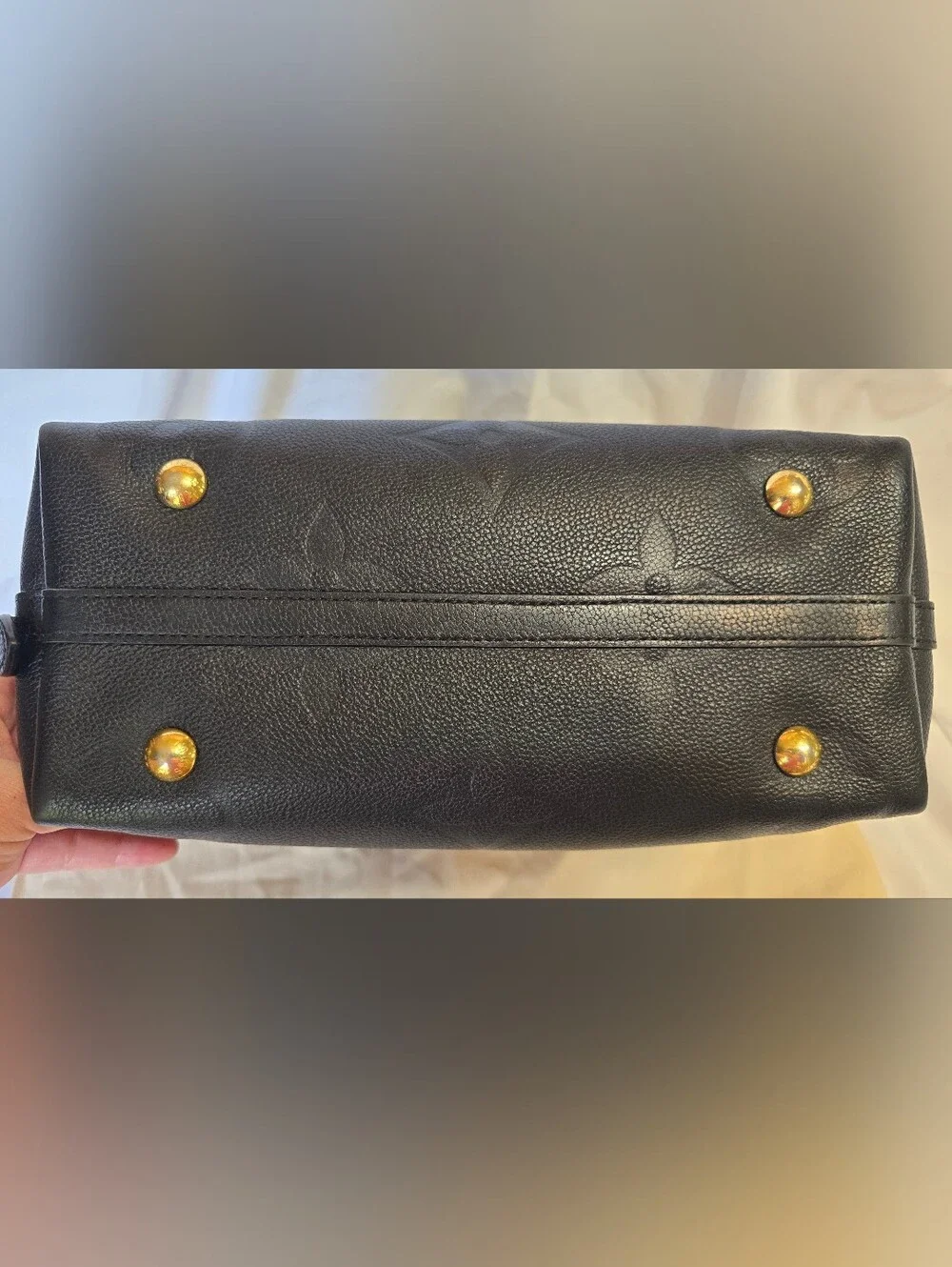 Louis Vuitton Empreinte Graceful PM Noir Black Full Set Pouch Box NFC